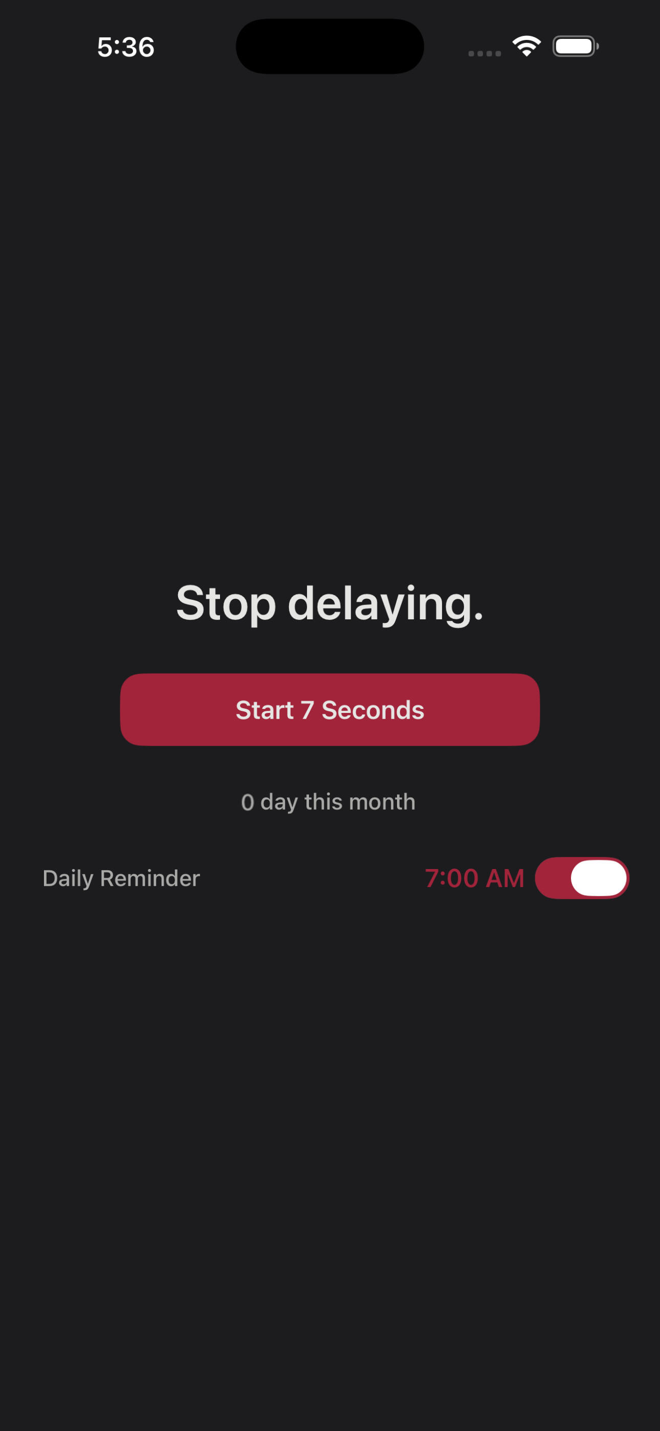 SmallSeconds App